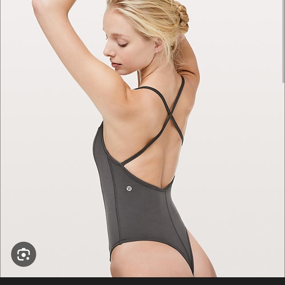lululemon athletica Charcoal One-Piece Swimsuit - Picture 1 of 6